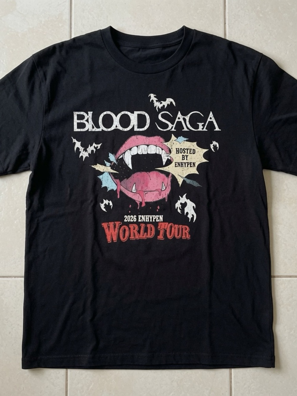 2026 ENHYPEN World Tour Blood Saga T-shirt